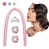 Heatless Hair Curlers For Long Hair, No Heat Hair Curlers Spiral Silk Curlers Hair Rollers, Heatless