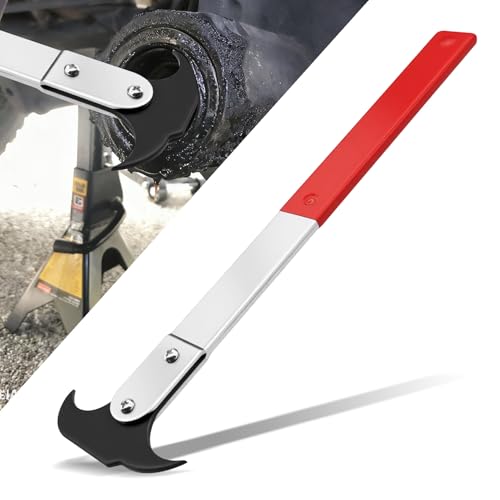 YUPIKJI Oil Seal Disassembly Wrench Puller, Car Repair Tool, Seal Puller Tool with Dual Hook Tips Remove Oil and Grease Seals, Oil Seal Disassembly Tools Universal for Car SUV and Light Truck (Red)