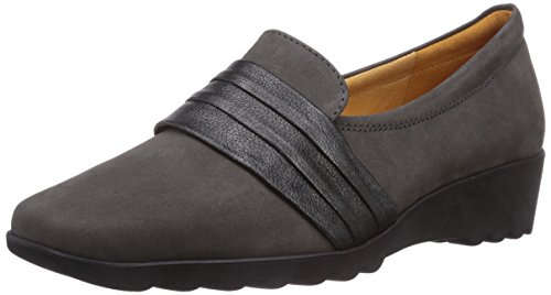 Mocasín de mujer 800 Cm de piel suave, calzado plano cómodo y elegante