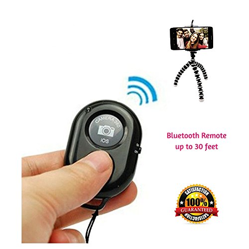 Acadia Premium Products Remote Control Shutter Release with Wrist Strap for use with All Smartphones and Tablets Including Apple iOS, Android, and Samsung