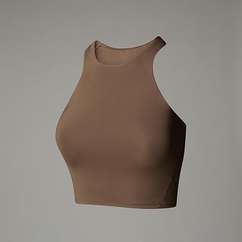 THE NORTH FACE NF0A896A1OI W REFINA Longline Bra Sports Bra Mujer Smokey Brown Tamaño XL