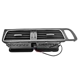 MKptopia Griglia di ventilazione centrale per cruscotto anteriore auto compatibile con Au-di Q5 2009-2018 8R1820951GWVF-PT