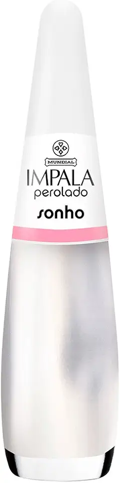Esmalte Perolado Sonho, Impala Cosmeticos, Branco