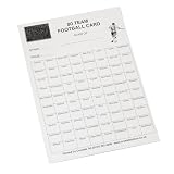 Crystals Club Supplies 100 x 80 Team Football Fundrsising scratch Card