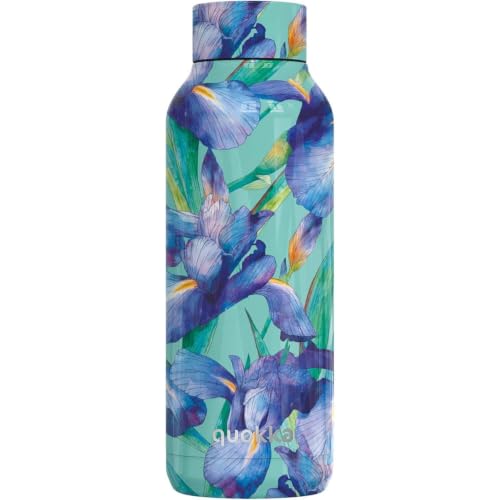 Quokka SOLID BLUE IRISES | TERMO BOUTEILLE EN ACIER INOXYDABLE 850 ML