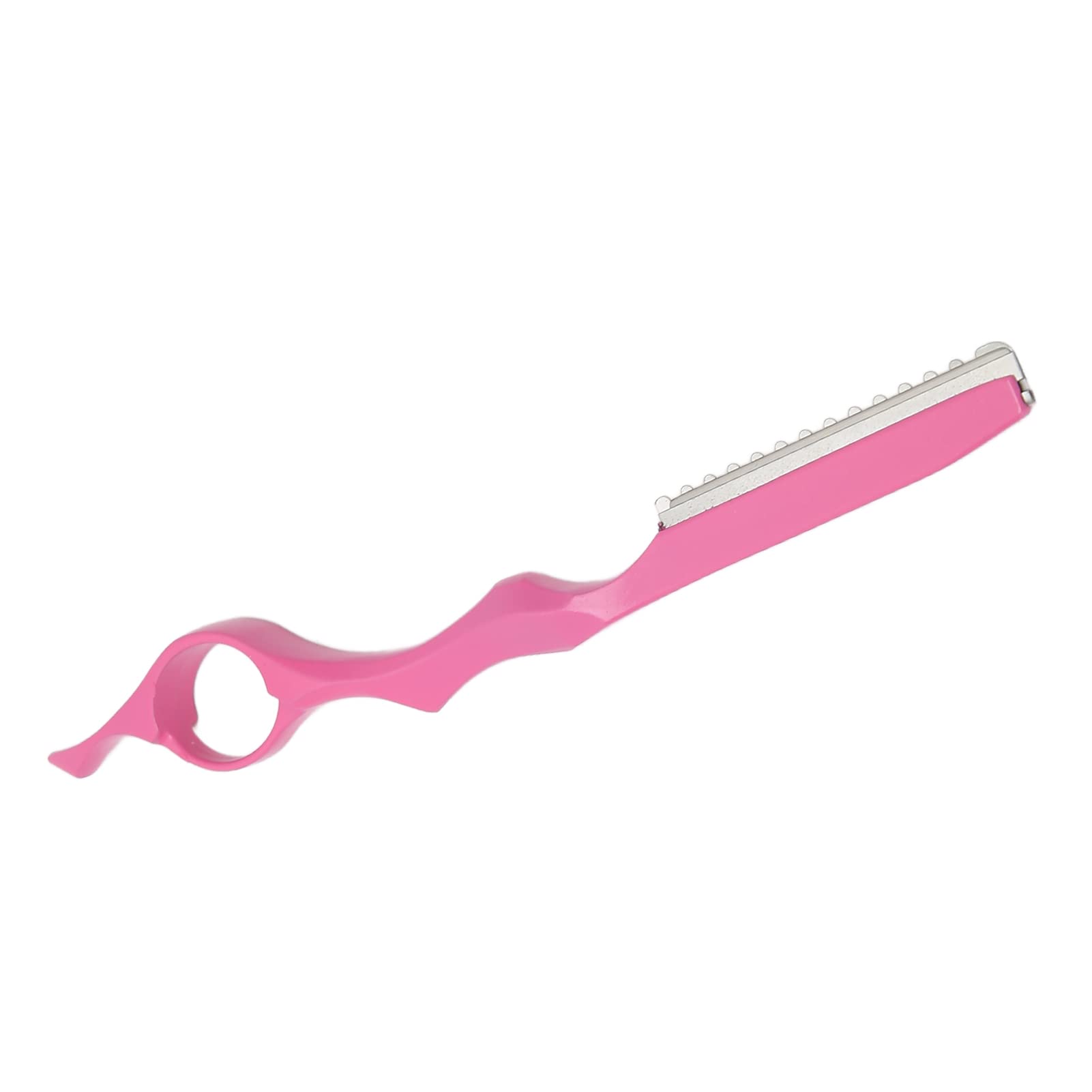 Naroote Rasoio per Sfoltire i Capelli, Rasoio Tagliacapelli Professionale Lame Affilate Rosa per Uomo