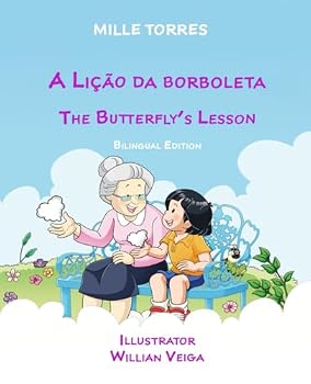Paperback A Lição da Borboleta / The Butterfly's Lesson: Bilingual Edition (Portuguese Edition) [Portuguese] Book