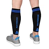 Calf Compression Sleeves For Men And Women - Leg Compression Sleeve - Footless Compression Socks for Runners, Shin Splints, Varicose Vein & Calf Pain Relief - Calf Brace For Running, Cycling, Travel