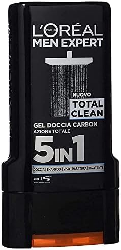L'OREAL Men Shower TOTAL Clean 300 Ml. Soaps and cosmetics