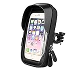 Rvvk Bicycle Equipment Bag Rotatable Bicycle Mobile Phone Bag, Mountain Bike Touch Screen Bag, Mobile Phone Sunshade Package Card Holder 6.4 Inches