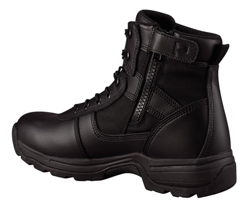 Propper Men's Series 100 6" Side Zip Waterproof Boot, Black, 10.52
