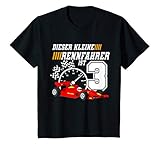 Kinder 3. Geburtstag Rennfahrer 3 Jahre Rennauto Geschenk T-Shirt