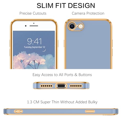 Coque silicone iPhone SE anti-chute avec béquille de support