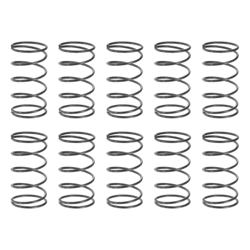 uxcell 10Pcs Compression Spring 25mm OD 1.6mm Wire Size 45mm Free Length