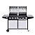 Royal Gourmet ZH3002N Dual Fuel Propane Gas and Charcoal Grill Combo, 3-Burner 25,500-BTU, Outdoor Barbecue Cooking, Black