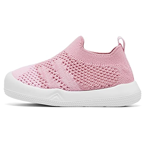 Image of Eashi Baby Boy Girl Non-Skid Indoor Infant Walking Shoes Breathable Warm Elastic Sock Shoes with Memory Sole Protect Toes Outdoor Sneakers