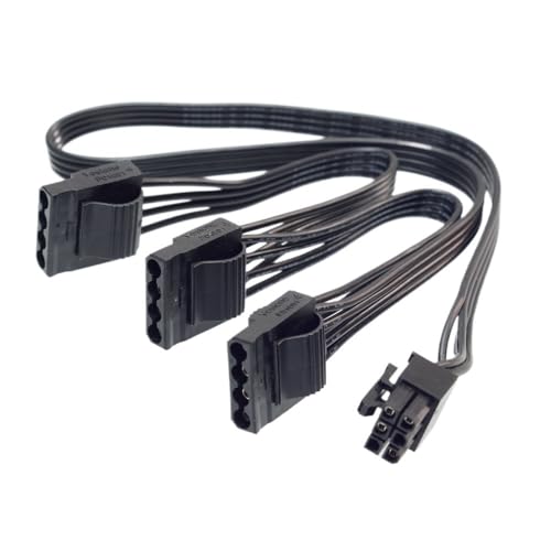 Cable de alimentación GPU 4 Pin IDE PCIe ATX 24 Pin miniatura 6