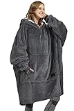 Kato Tirrinia Übergroße Warme Hoodie Sweatshirt Decke, Weiche Flanell Damen Deckenpullover,...