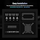 ID-COOLING FX360 LCD PE – 360mm AIO Liquid CPU Cooler with 1.48″ Full-Color LCD Display, 350W TDP, 3×120 mm High-Airflow Fans, Intel LGA1851/1700 & AMD AM5/AM4 Support - Image 7