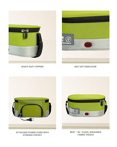 Image of Ecoline Q4, Electric Lunch Box,Capacity 1400ml (Green)
