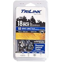 3/8 LP .050 Gauge 68 Drive Links Chainsaw Chain Compatible With/Replacement For Jonsered 625, 630, 630 Super, 630 West Coast, 2065, 2071, 2171, CS 2165, CS 2166 D68-72V Chain Chainsaws