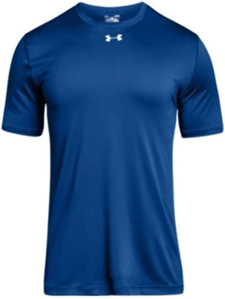 Under Armour Mens Locker Tee 2.0 Short-Sleeve T-Shirt True Gray Heather/ Black Small