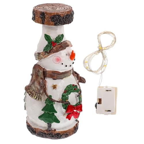 CLISPEED - CLISPEED Kerzenhalter aus Holz Weihnachtlicher Kerzensatz mit Geschnitztem Ständer Tischdekoration für Weihnachts und Feiertage-Dekoration