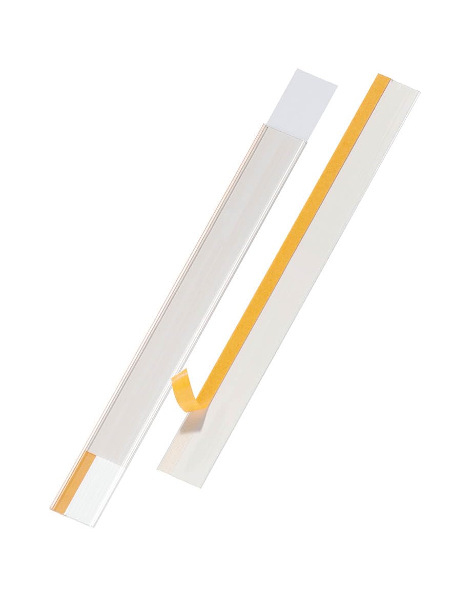 Rackhams Scanfix Self-Adhesive Epos Ticket Strip Holder | 25 Pack | 1000 X 62Mm