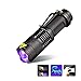 Produktbild Taschenlampen LED-UV-Taschenlampe UV-Taschenlampe mit Zoom-Funktion Mini UV Black Light Pet Urinflecken Detektor Scorpion Jagd (Farbe : Schwarz, Size : 9.4 * 2.6 * 2.6cm)