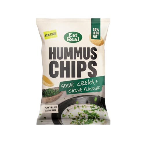 Eat Real Sour Cream & Chive Hummus Chips 1 x 110g