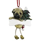 Pug Ornament with Unique 