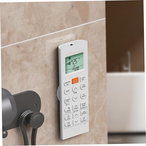 Support de télécommande magnétique mural blanc en lot de 6 - 5