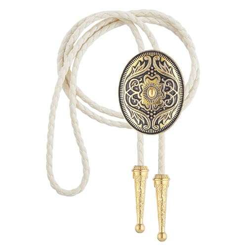 Image of Jeilwiy Bolo Tie for Men, Western Bolero Tie Cowboy Ties Native American Cowgirl Bolo Tie Accessories for Men Women