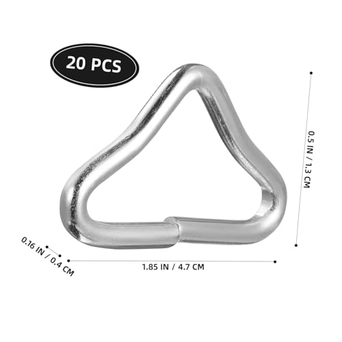 Boucles triangulaires fer trampoline minkissy x20 avec base