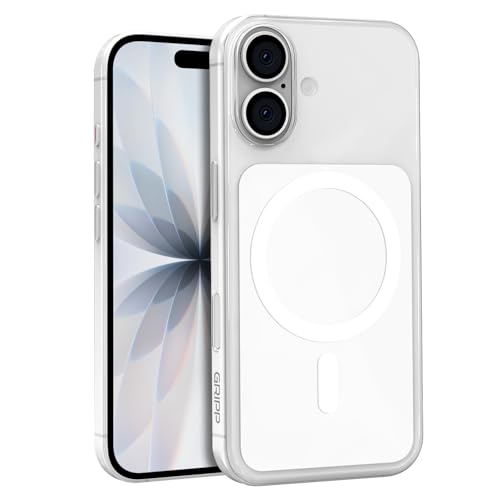 Image of GRIPP Native Case Compatible with Mag-Safe for iPhone 17 | 6ft Drop-Tested with D30 Technology, 360 Protection, Scratch-Resistant, Raised Camera Edges, Metallic Buttons Back Cover - White