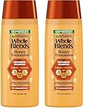 Garnier Whole Blends Honey Treasures Repairing Shampoo, for Dry, Damaged Hair, 3 Fl Oz (Travel Size), 1 Count (Packaging May Vary) (Pack of 2)