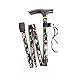 Price comparison product image Black Floral Lightweight Walking Stick
