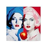 artboxONE Poster 20x20 cm Für Kinder SCHNEEWEISS UND 