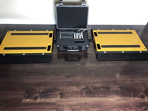 Truck Scale 2 Pads Wheel Weighers Axle Scale Portable on The Go 40,000 Lb