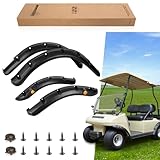 WORLD 9.99 MALL Golf Cart Fender Flares Fits for Club Car DS 1994-Up Set of 4 (Front and Rear)