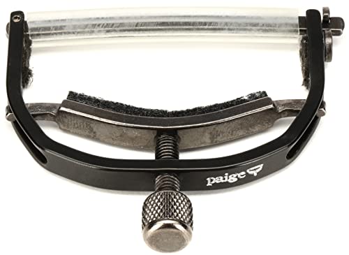 Paige Musical Products »Original Capo P-6E-Wide » Capodastre pour Guitare Acoustique – 6-Cordes – Large – Finition: Ebène Noir - Les Beatles, Paul McCartney, John Lennon, RIngo Starr, George Harrison Paige Musical Products"Original Capo P-6E-Wide" Capodastre pour Guitare Acoustique - 6-Cordes - Large - Finition: Ebène Noir – Image 5