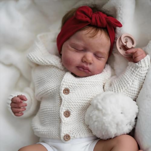 Muñeca reborn realista 20 pulgadas para niñas 3+ años miniatura 5