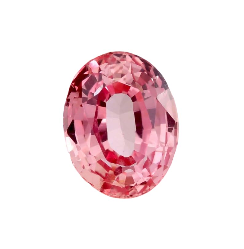 Morganite naturelle ovale 8x10mm, la gemme romantique pour votre collier
