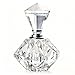 H&D Clear Carved Crystal Empty Mini Refillable Perfume Bottle