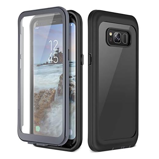 Prologfer Samsung S8 fodral 360 graders skydd inbyggt skärmskydd skydd stötsäkert dammsäkert skal smal passform robust klar stötfångare försvarare rustning fodral för Samsung Galaxy S8
