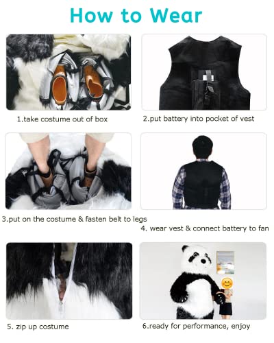 2.5M Giant Inflatable King Kong Costume Adult Gorilla Blow Up Mascot Suit For Halloween (Black) #TOP4