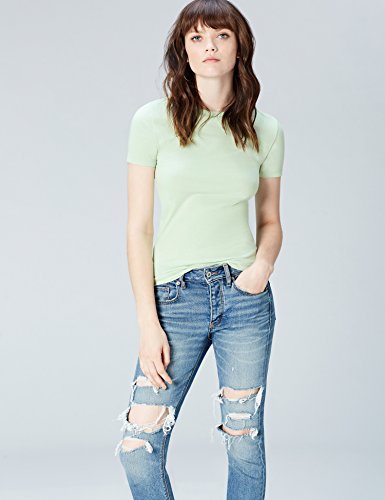 Find. AM8393, Maglietta Donna, Verde (Vert