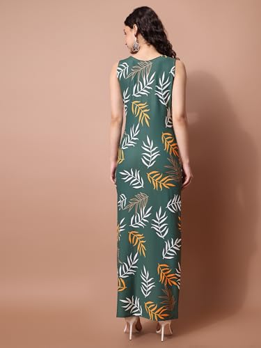 Image of PURVAJA Women's Bodycon Maxi Length Dress (Wini-106-110)