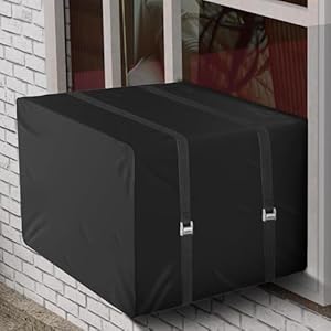 Winter Window Air Conditioner Cover Waterproof for Outside AC Unit, Freeze Protection Cover for Window Ac Insulation Covers with 3 Layers, Dust-Proof Window Ac Unit Cover (21″Wx15″Hx16″D)