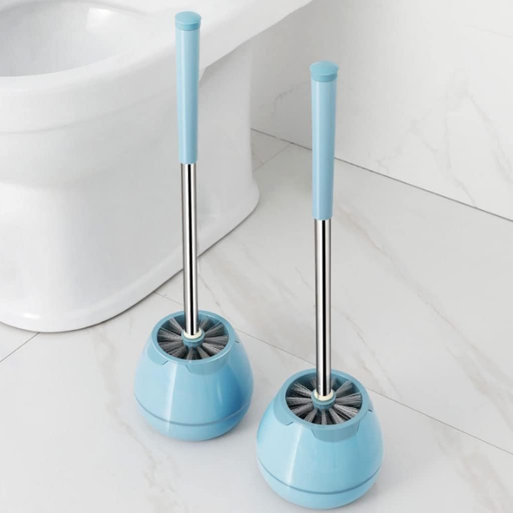 Toilet Cleaner Brush Toilet Brush and Holder Set, Toilet Bowl Cleaner Brush with Quick Drying Holder, Toilet Bowl Brush Holder for Bathroom Brush for Bathroom